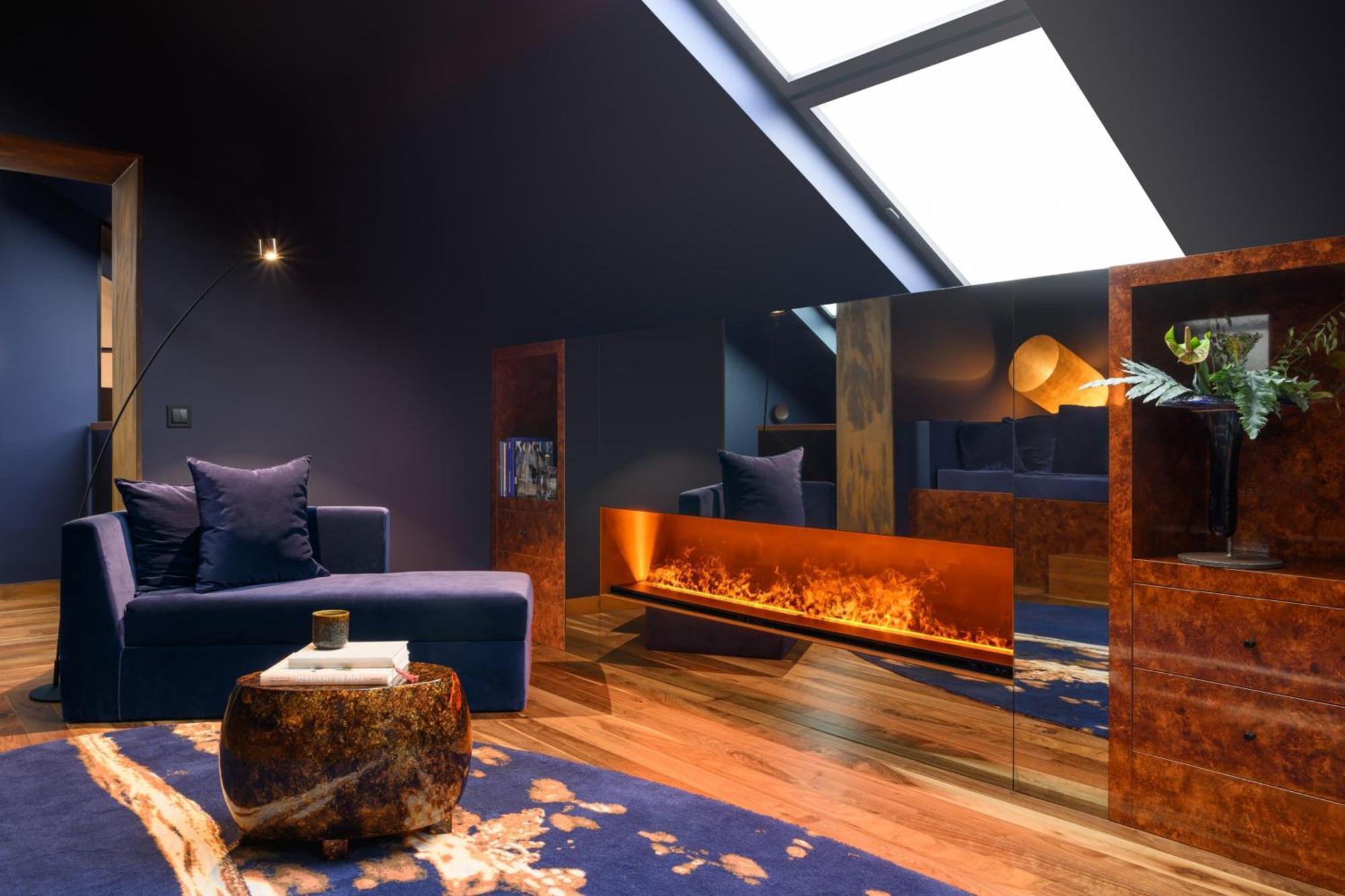 וילה נובה דה גאיה Forte De Gaia, Autograph Collection מראה חיצוני תמונה A modern fireplace